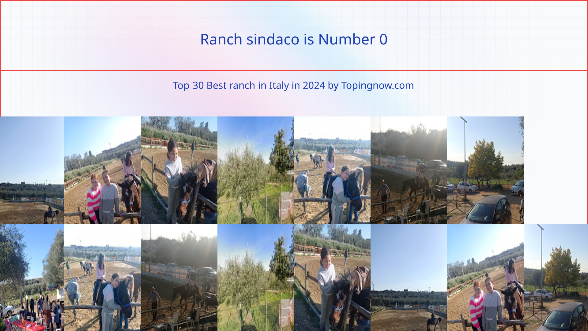 Ranch sindaco: Top 30 Best ranch in Italy in 2025