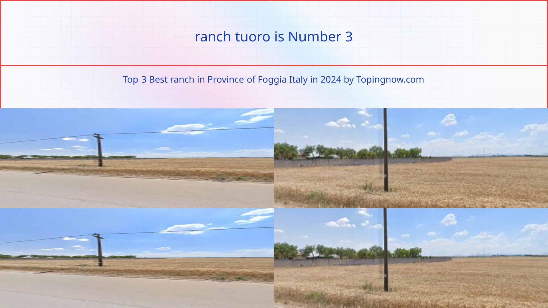 ranch tuoro: Top 3 Best ranch in Province of Foggia Italy in 2025