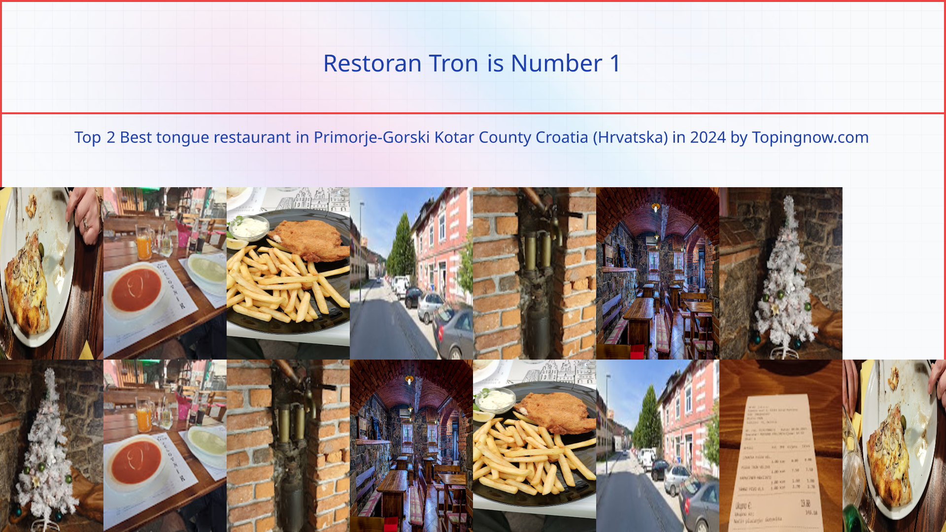 Restoran Tron: Top 2 Best tongue restaurant in Primorje-Gorski Kotar County Croatia (Hrvatska) in 2024