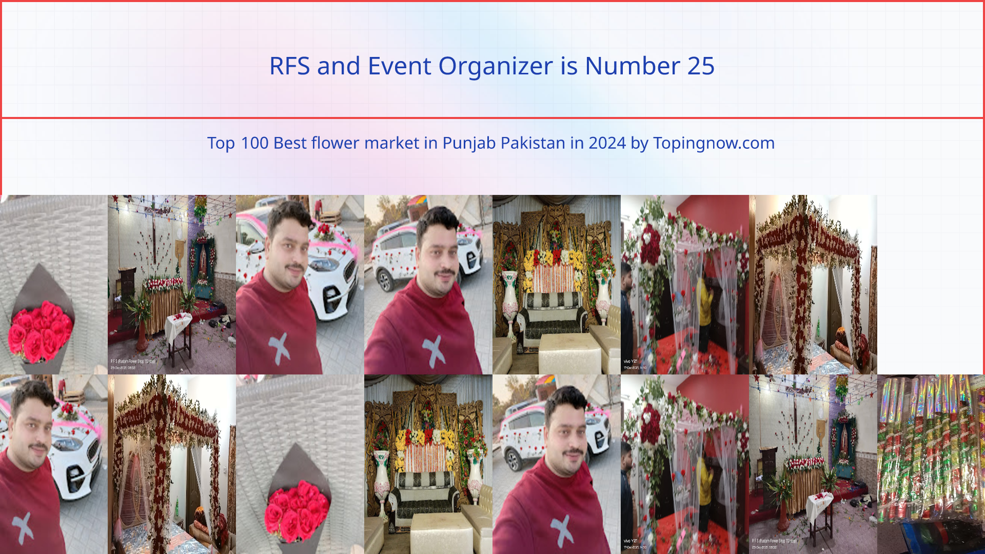 RFS and Event Organizer: Top 100 Best flower market in Punjab Pakistan in 2024