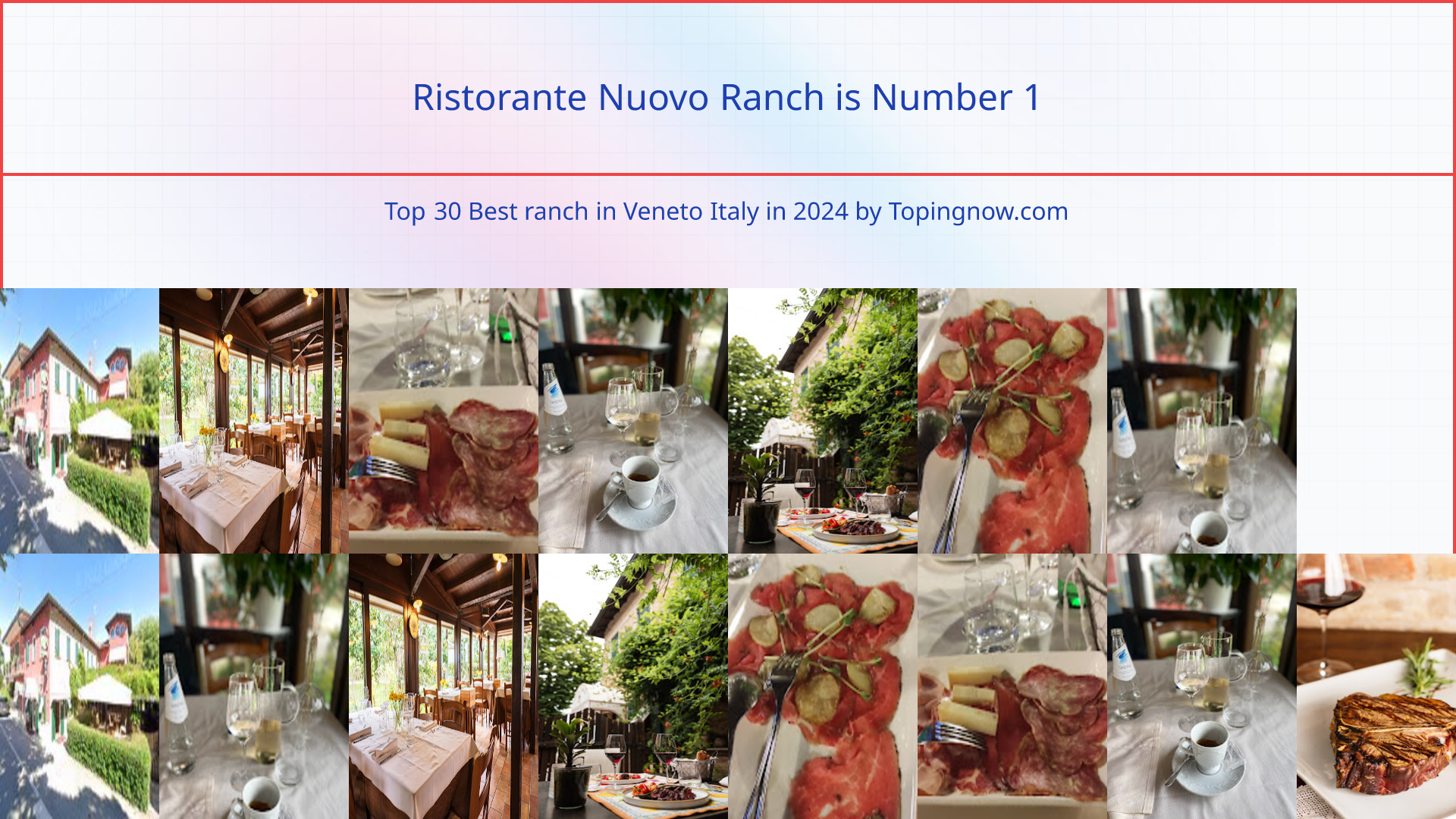 Ristorante Nuovo Ranch: Top 30 Best ranch in Veneto Italy in 2024