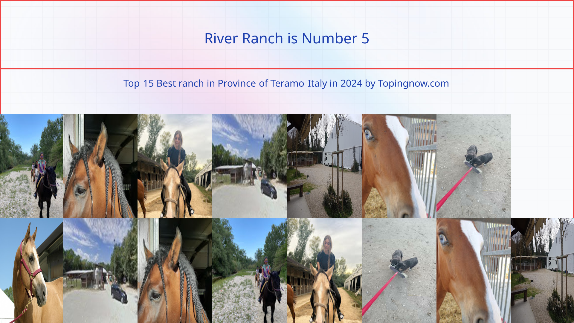 River Ranch: Top 15 Best ranch in Province of Teramo Italy in 2025