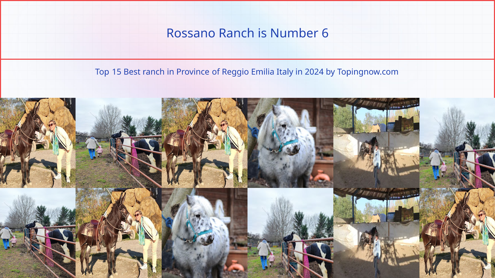 Rossano Ranch: Top 15 Best ranch in Province of Reggio Emilia Italy in 2025