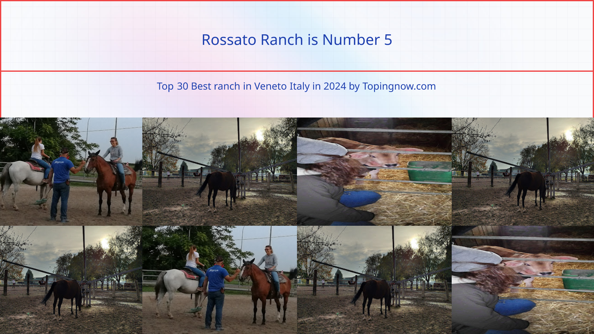 Rossato Ranch: Top 30 Best ranch in Veneto Italy in 2024