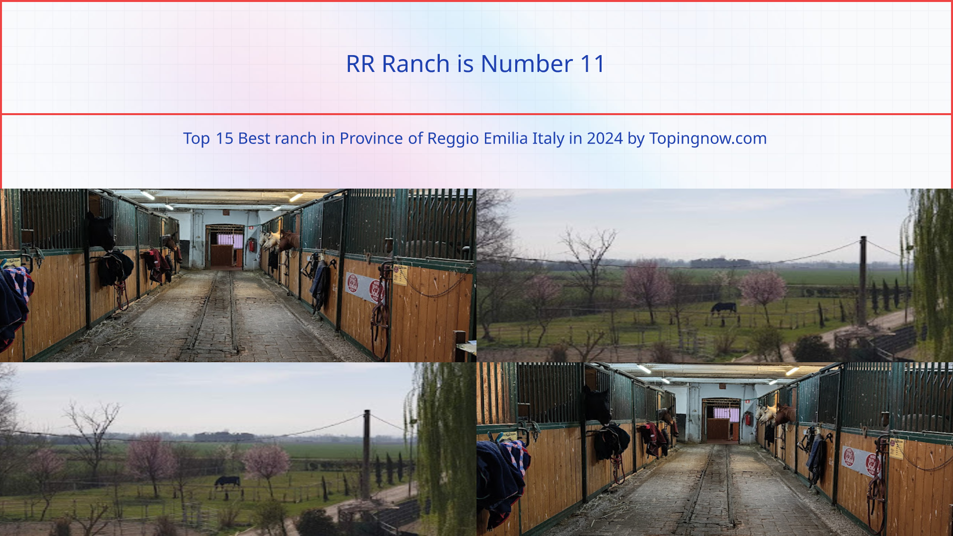 RR Ranch: Top 15 Best ranch in Province of Reggio Emilia Italy in 2025