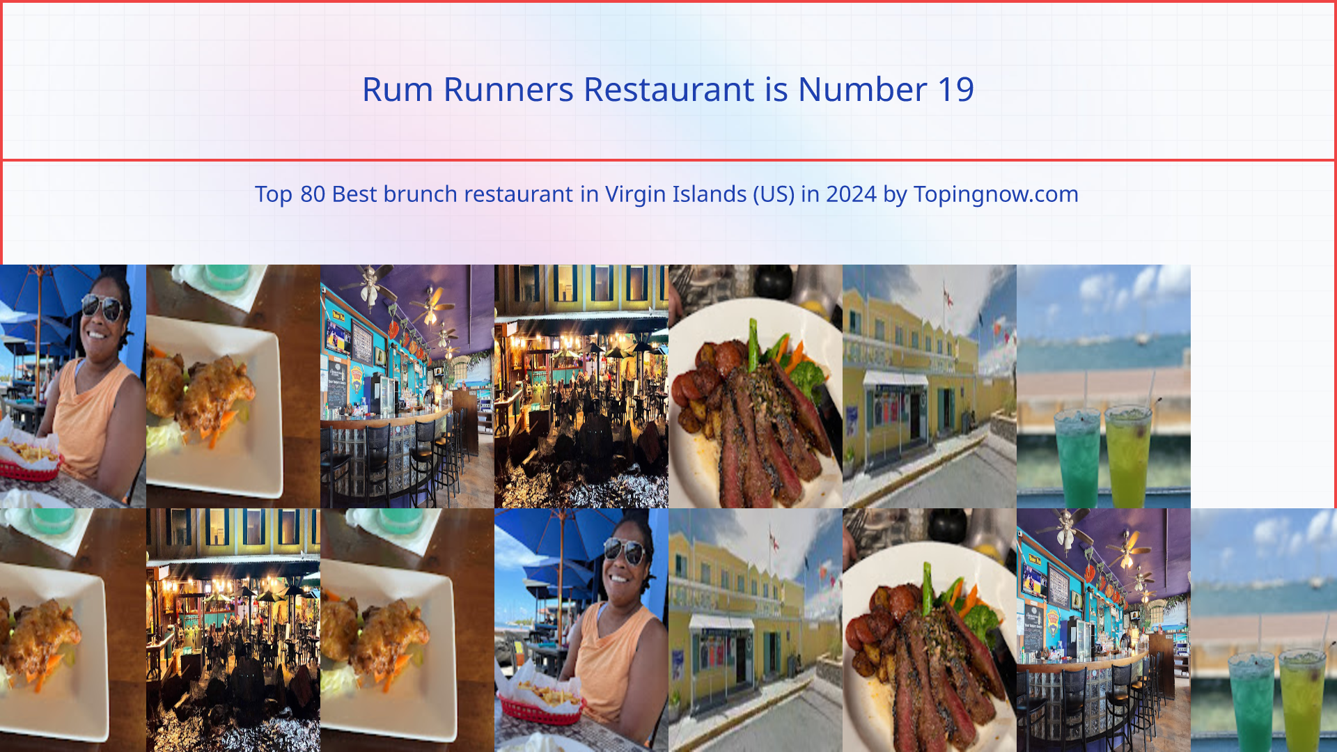 Rum Runners Restaurant: Top 80 Best brunch restaurant in Virgin Islands (US) in 2025