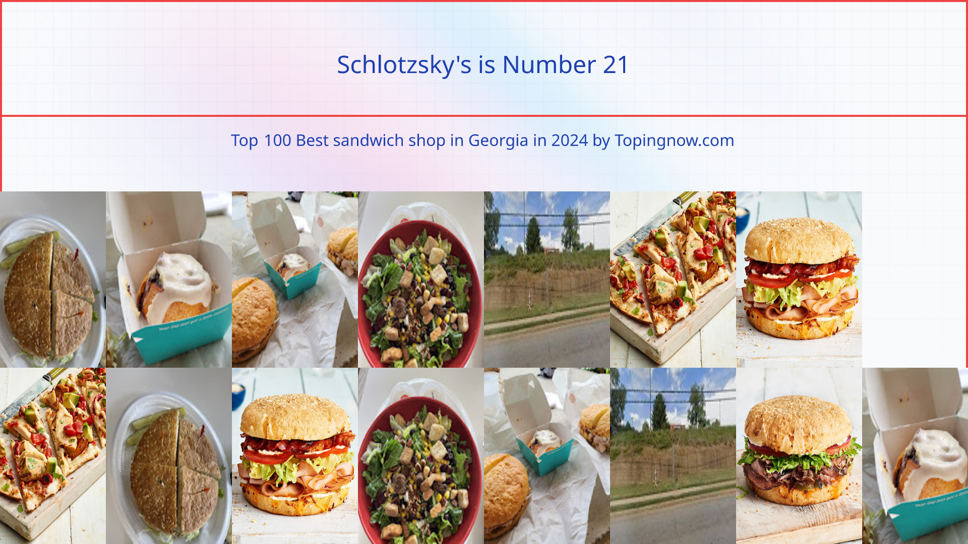 Schlotzsky's: Top 100 Best sandwich shop in Georgia in 2025