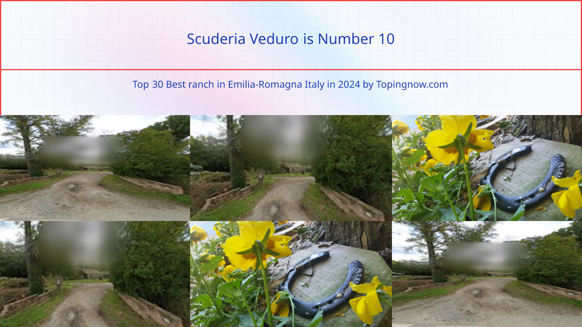 Scuderia Veduro: Top 30 Best ranch in Emilia-Romagna Italy in 2025