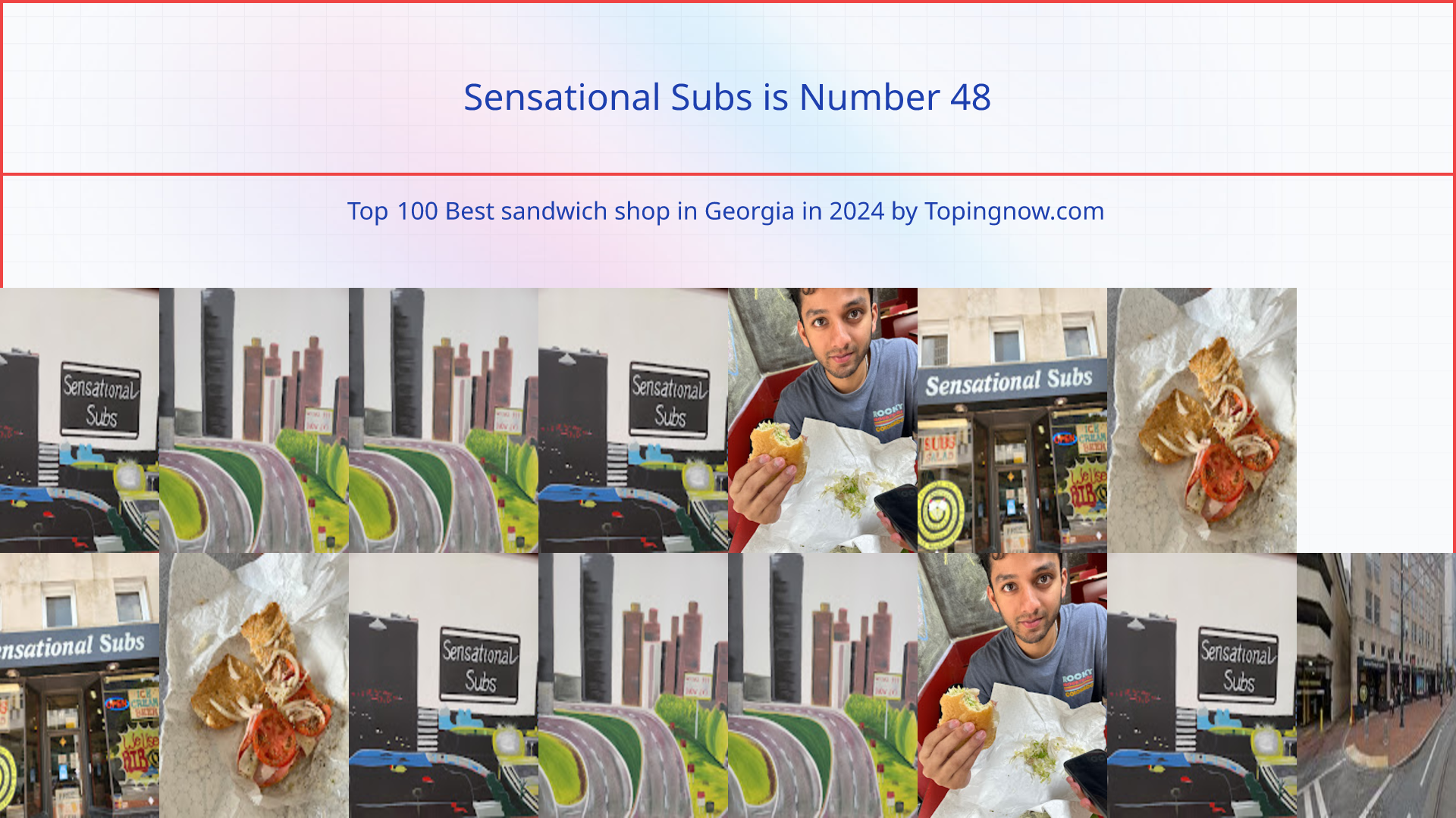 Sensational Subs: Top 100 Best sandwich shop in Georgia in 2024
