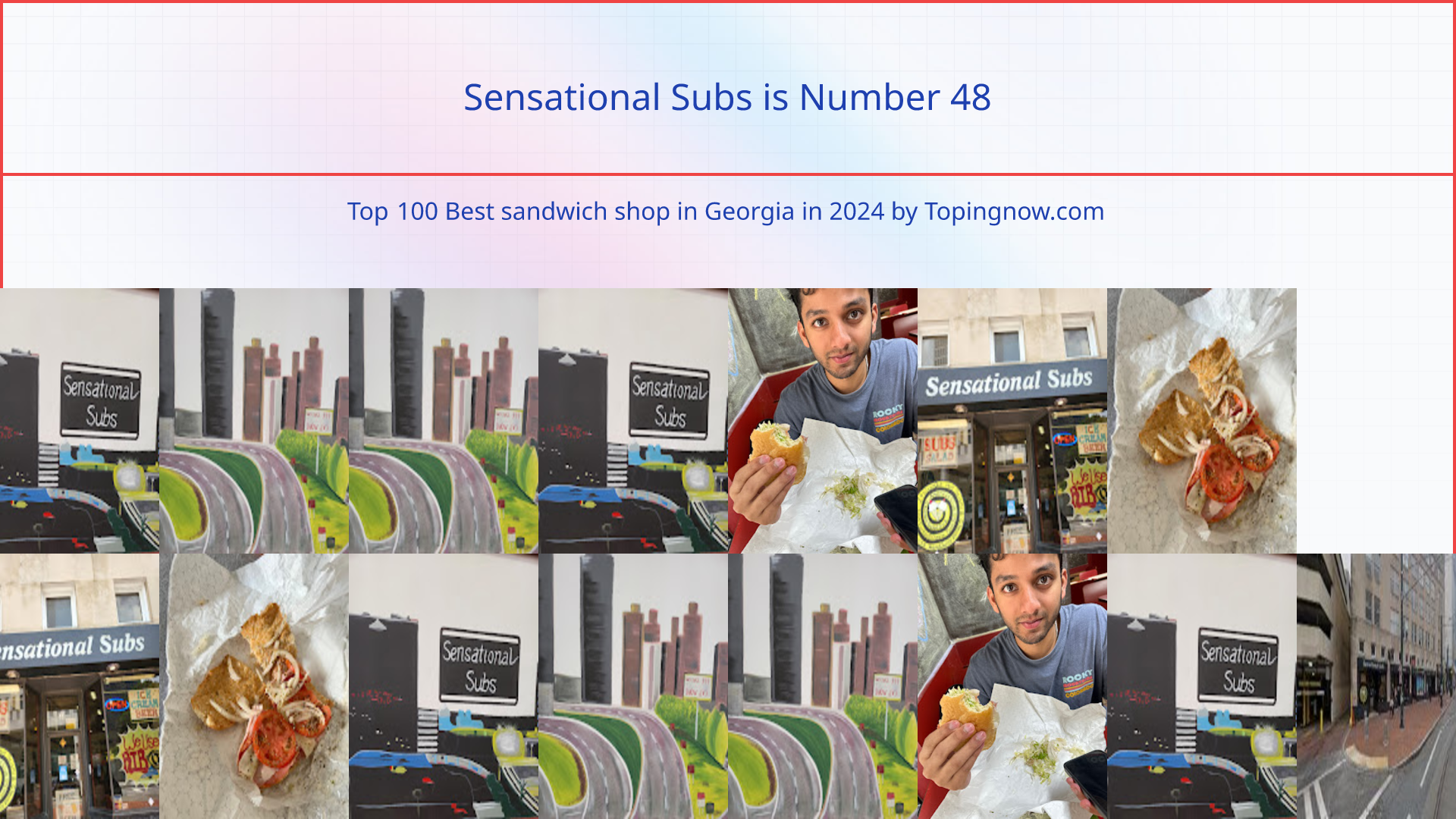 Sensational Subs: Top 100 Best sandwich shop in Georgia in 2025