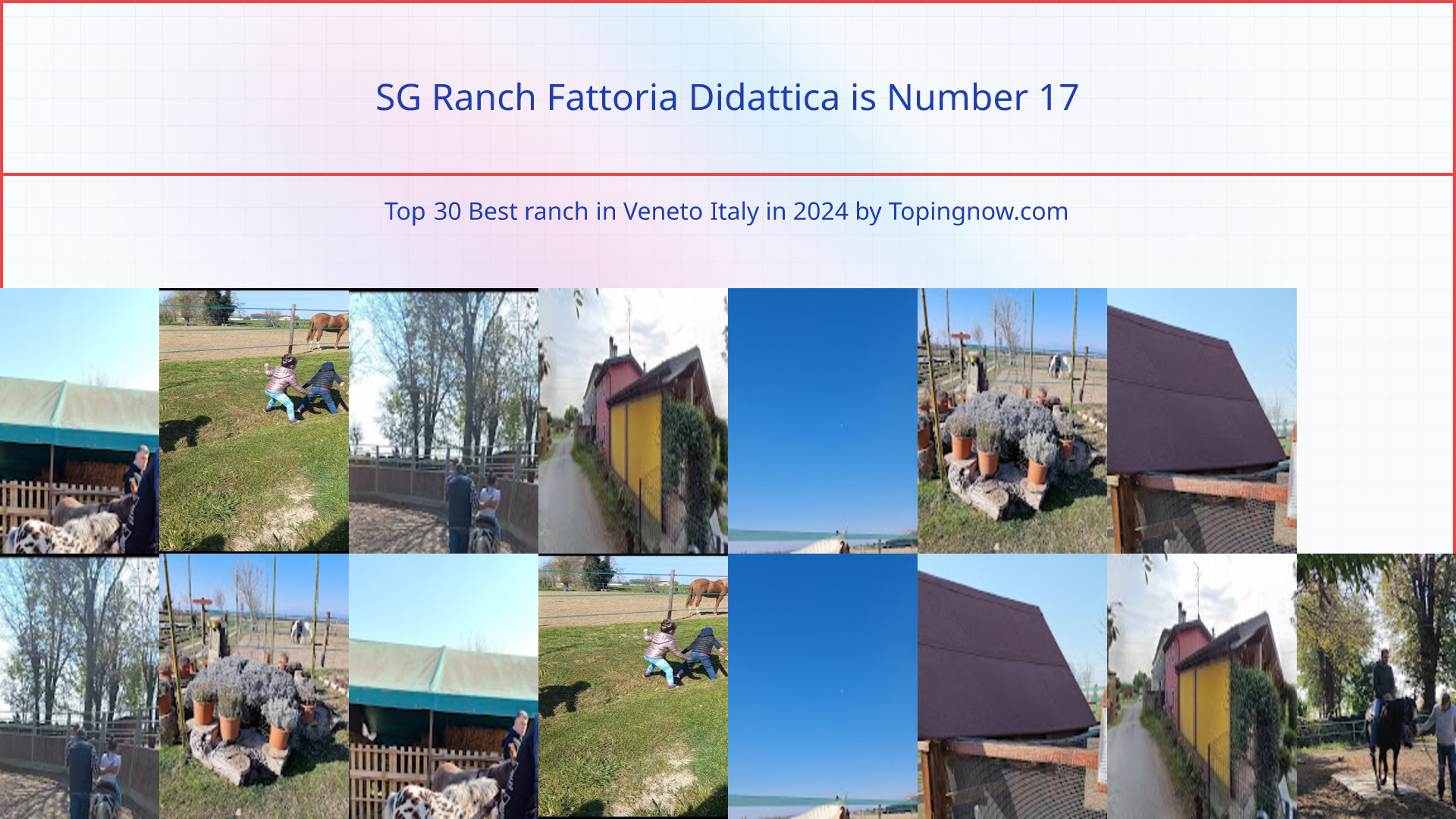 SG Ranch Fattoria Didattica: Top 30 Best ranch in Veneto Italy in 2024