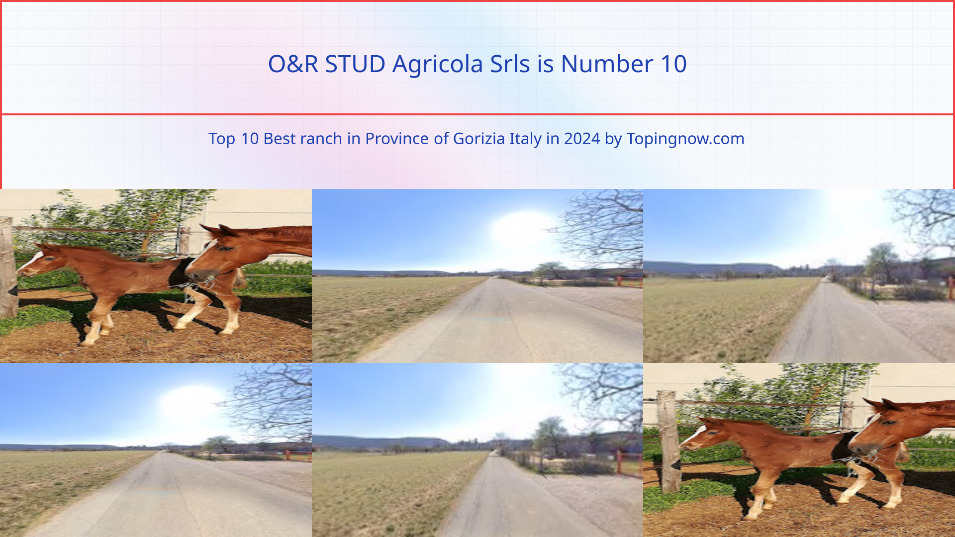 O&R STUD Agricola Srls: Top 10 Best ranch in Province of Gorizia Italy in 2025