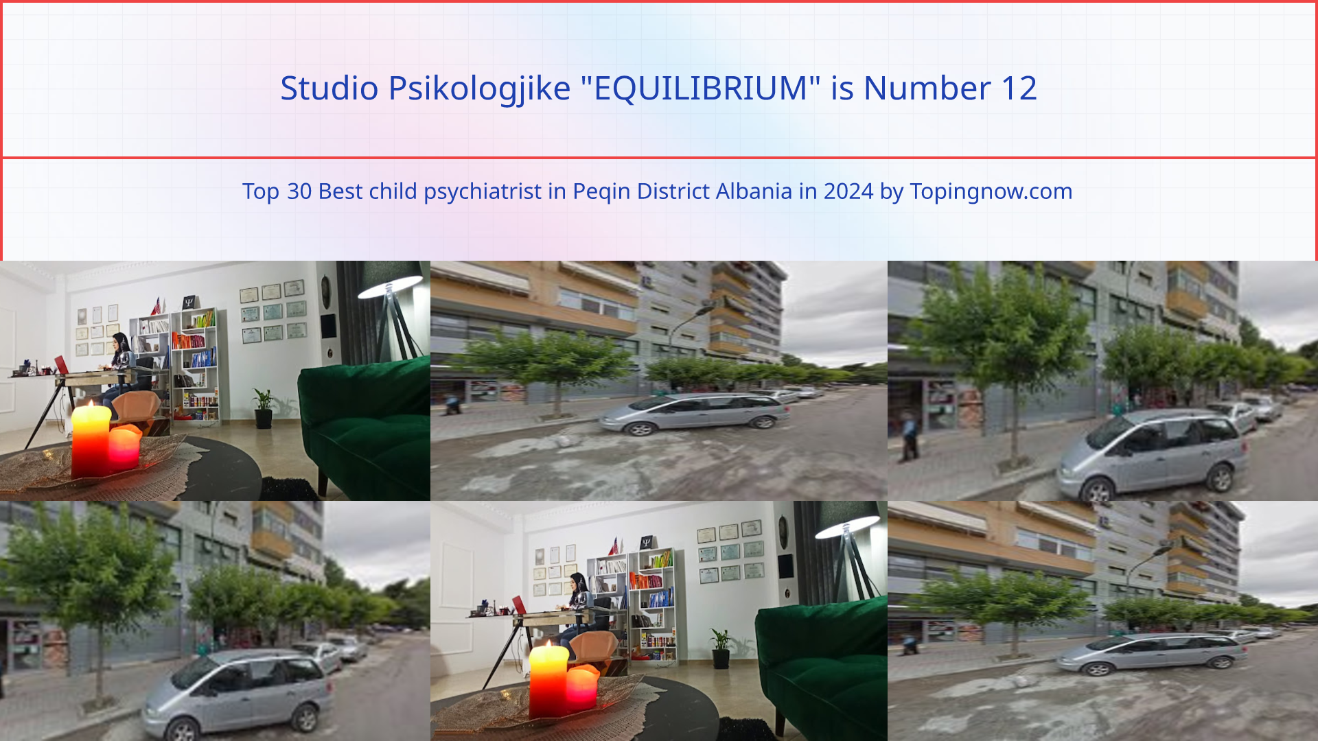 Studio Psikologjike "EQUILIBRIUM": Top 30 Best child psychiatrist in Peqin District Albania in 2024