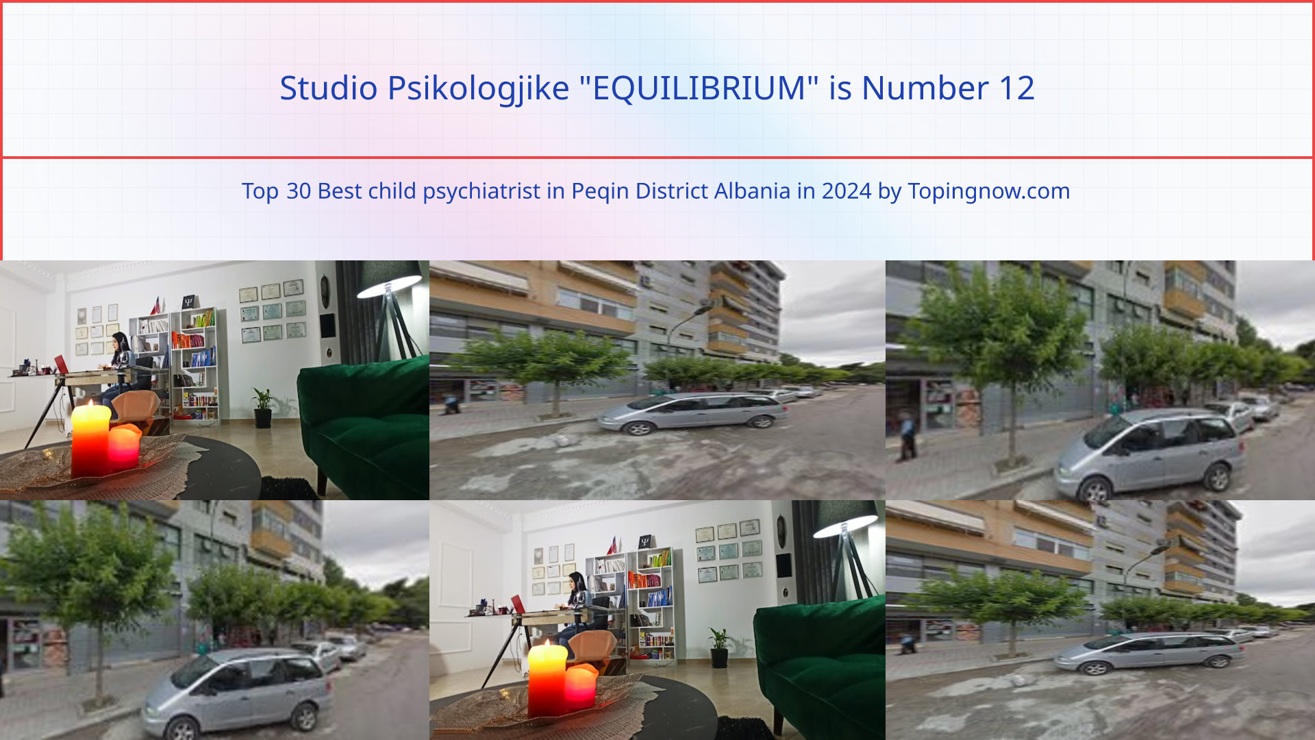 Studio Psikologjike "EQUILIBRIUM": Top 30 Best child psychiatrist in Peqin District Albania in 2025