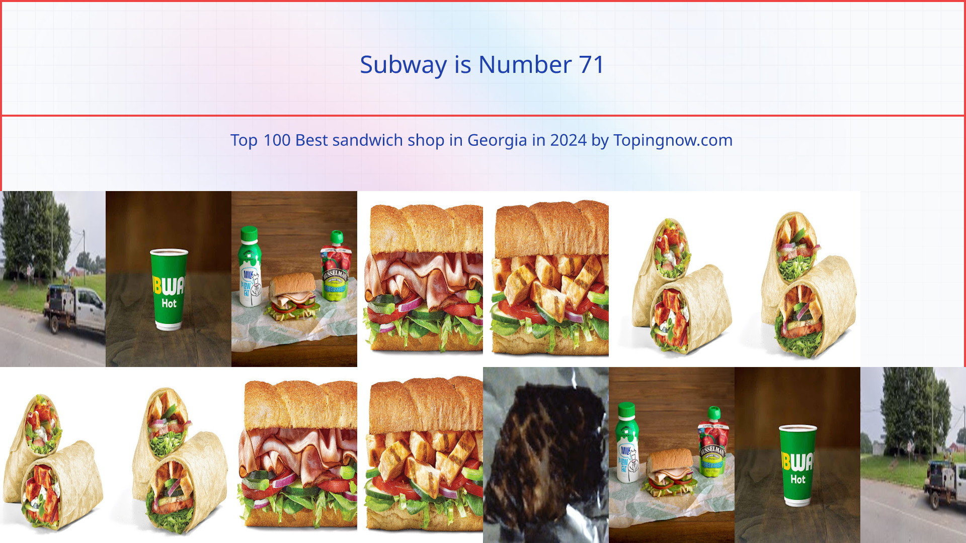 Subway: Top 100 Best sandwich shop in Georgia in 2025