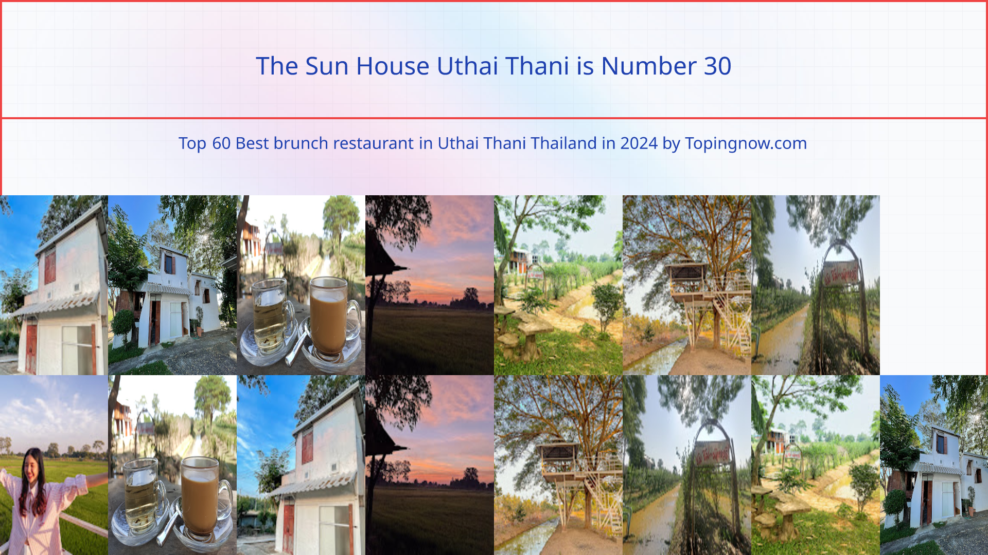 The Sun House Uthai Thani: Top 60 Best brunch restaurant in Uthai Thani Thailand in 2024