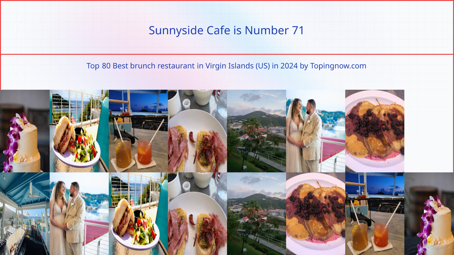 Sunnyside Cafe: Top 80 Best brunch restaurant in Virgin Islands (US) in 2025