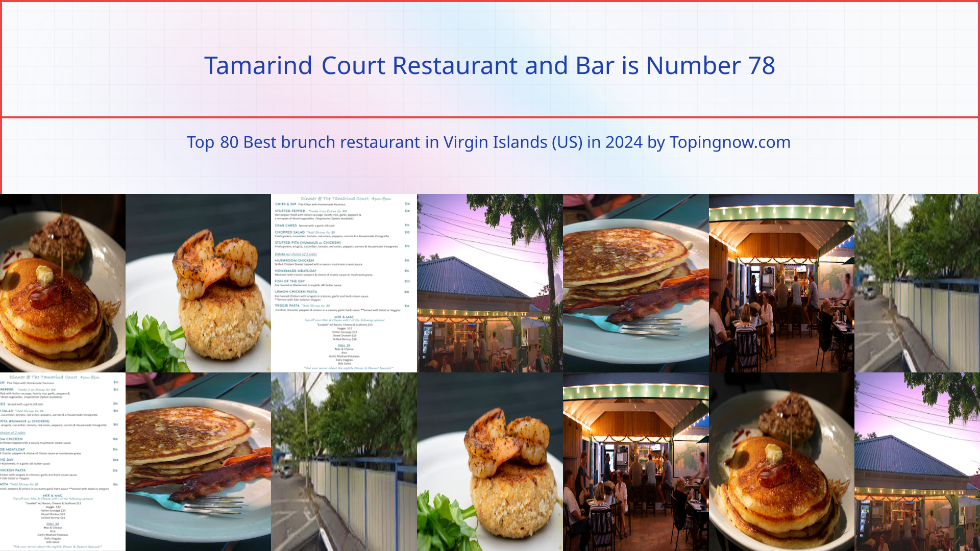 Tamarind Court Restaurant and Bar: Top 80 Best brunch restaurant in Virgin Islands (US) in 2024