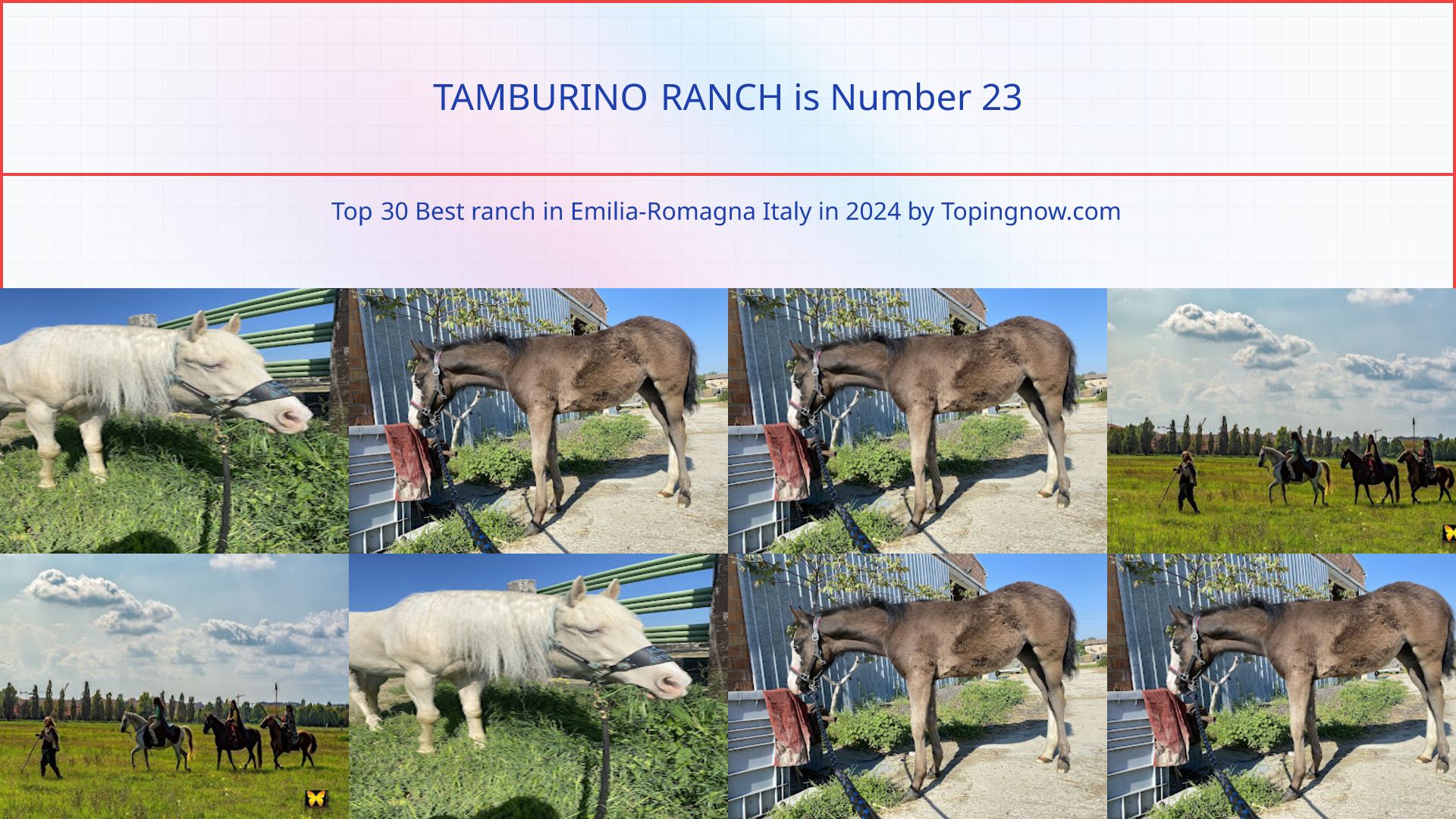 TAMBURINO RANCH: Top 30 Best ranch in Emilia-Romagna Italy in 2025