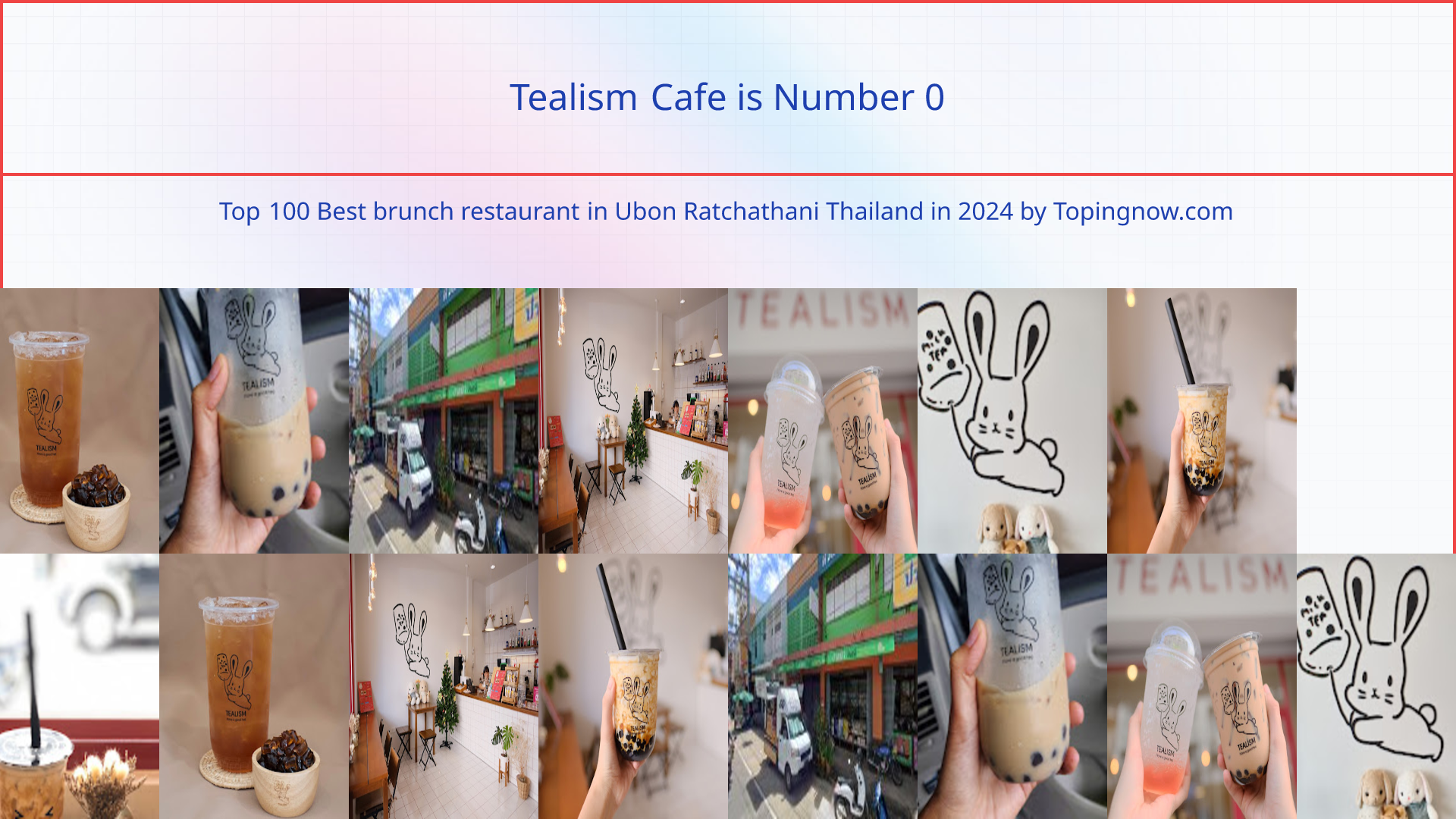 Tealism Cafe: Top 100 Best brunch restaurant in Ubon Ratchathani Thailand in 2025