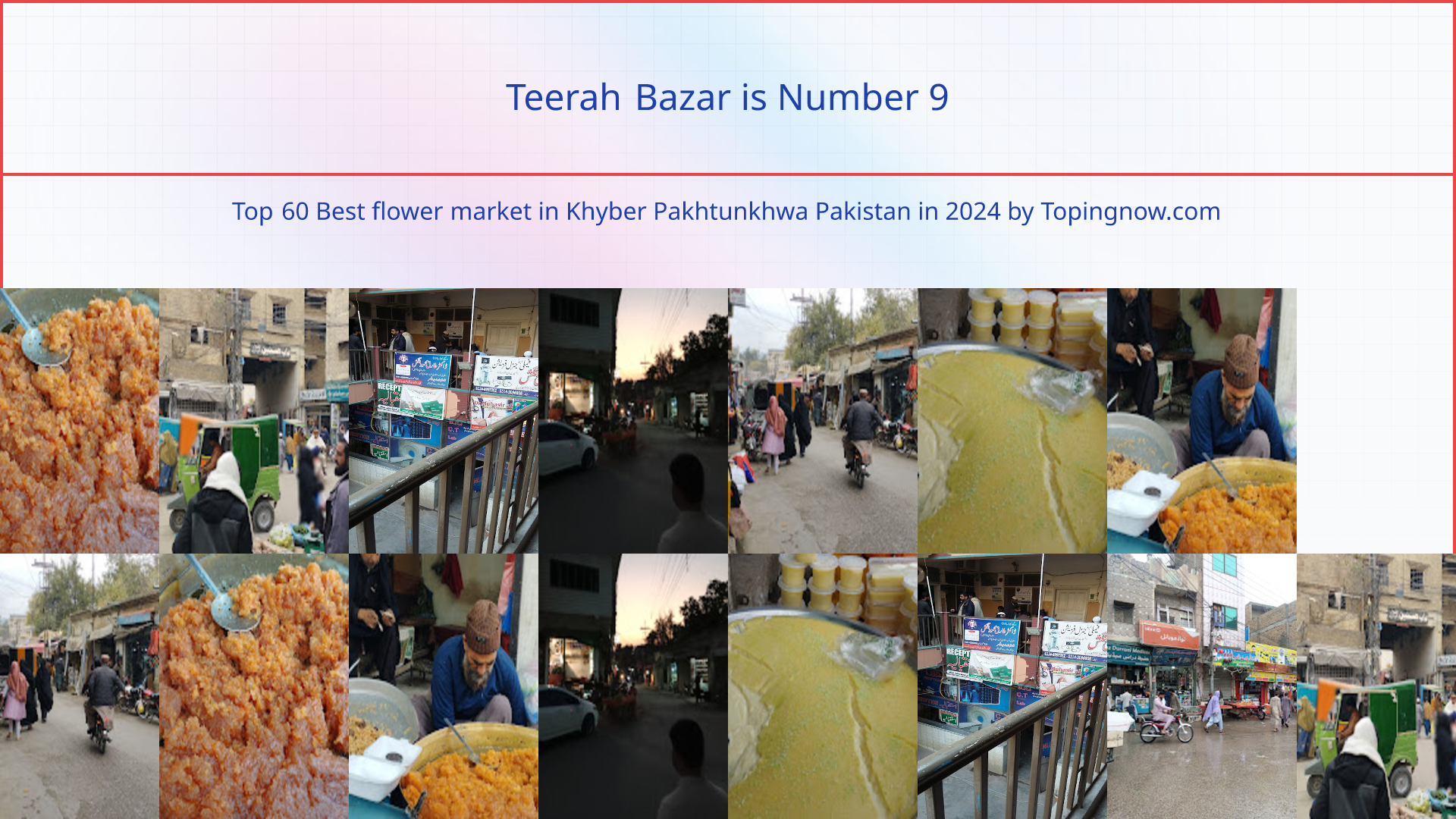 Teerah Bazar: Top 60 Best flower market in Khyber Pakhtunkhwa Pakistan in 2025