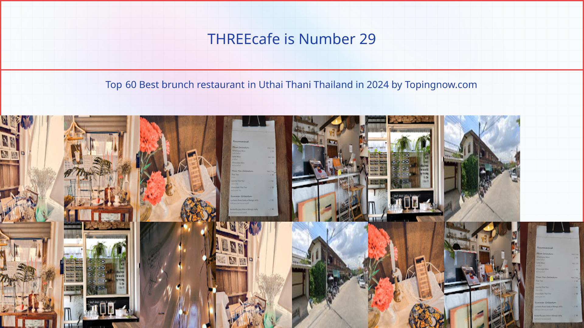 THREEcafe: Top 60 Best brunch restaurant in Uthai Thani Thailand in 2025