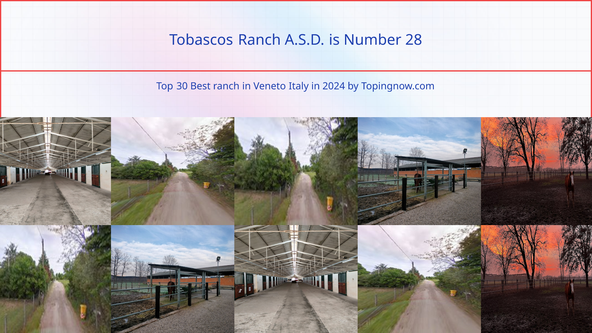 Tobascos Ranch A.S.D.: Top 30 Best ranch in Veneto Italy in 2025