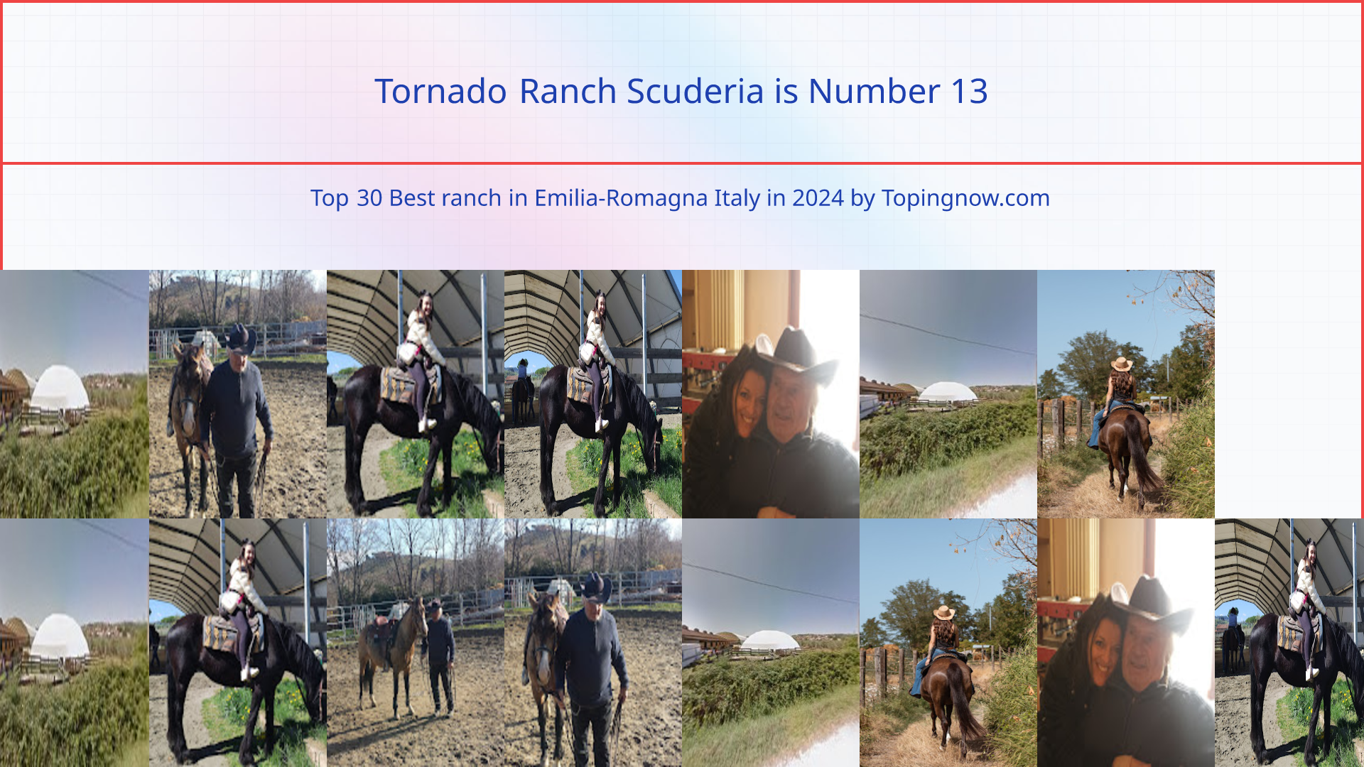 Tornado Ranch Scuderia: Top 30 Best ranch in Emilia-Romagna Italy in 2025