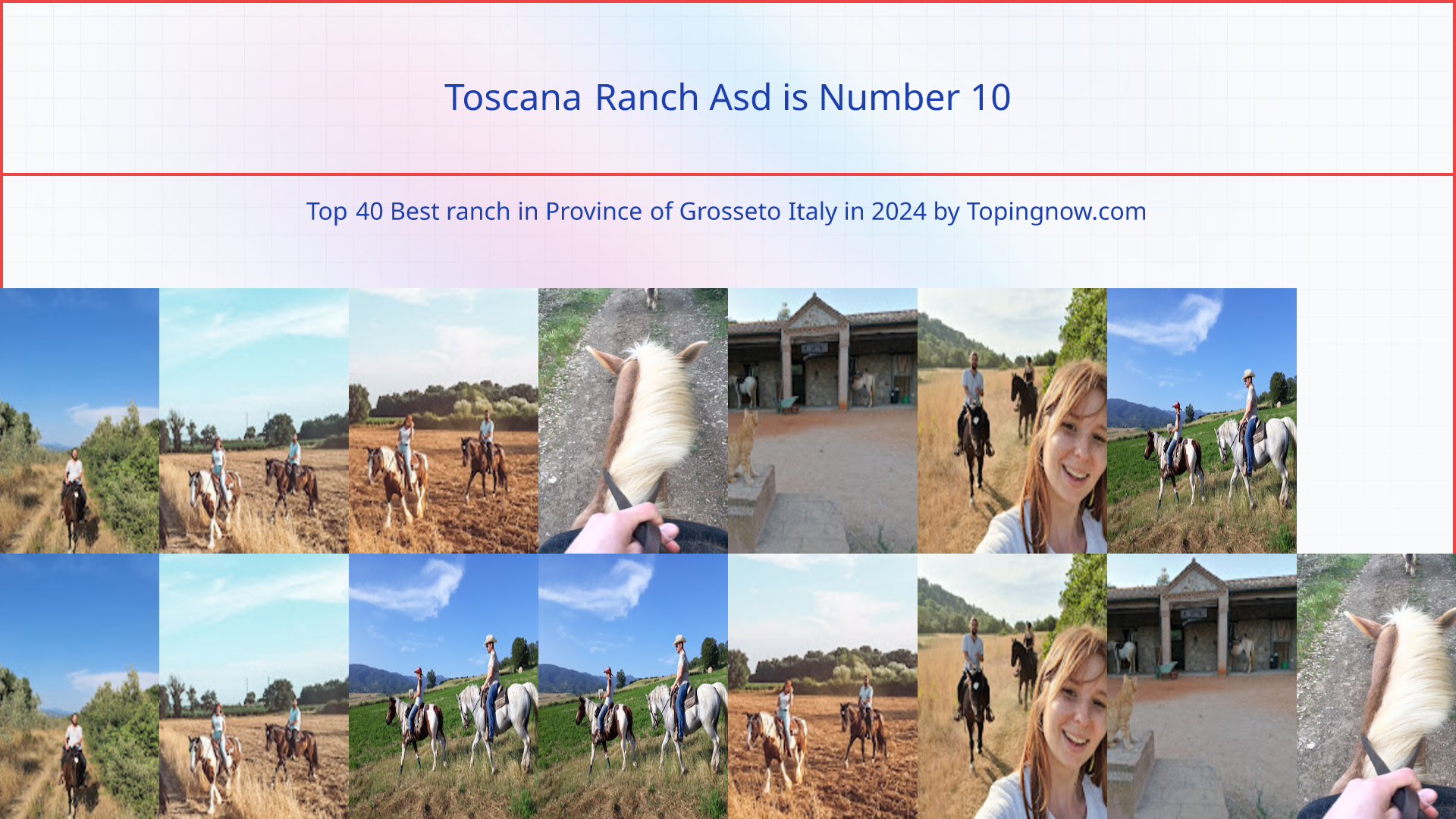 Toscana Ranch Asd: Top 40 Best ranch in Province of Grosseto Italy in 2024