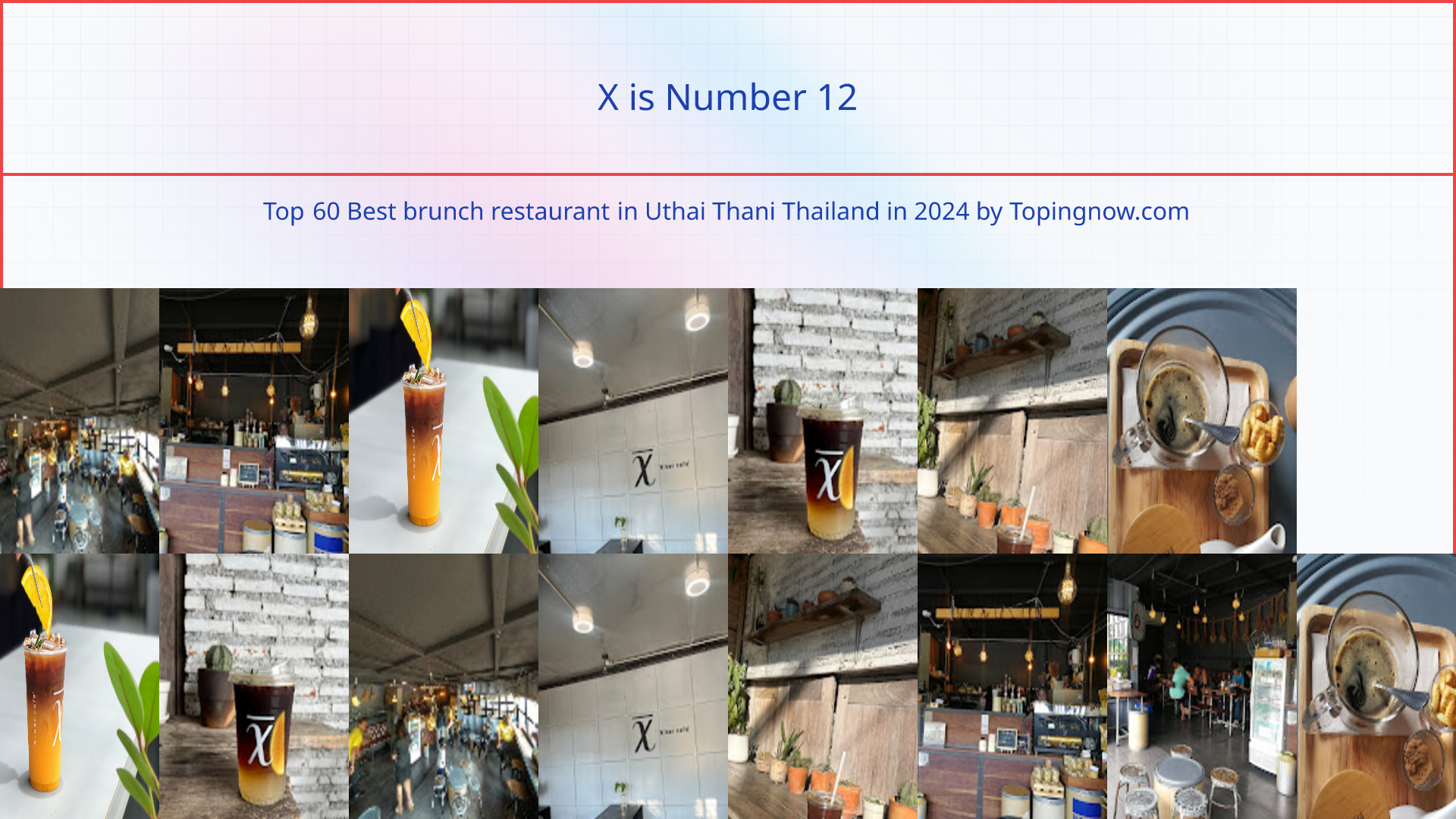 X: Top 60 Best brunch restaurant in Uthai Thani Thailand in 2025