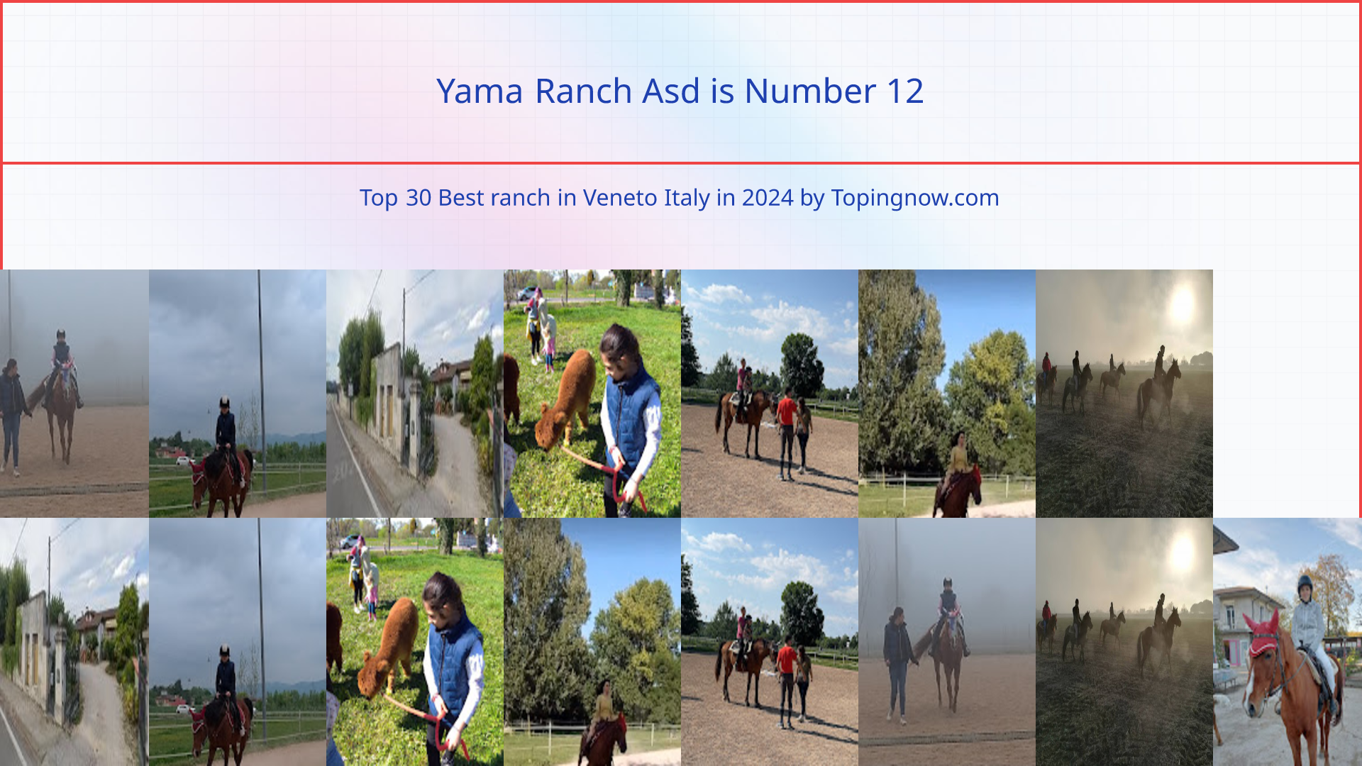 Yama Ranch Asd: Top 30 Best ranch in Veneto Italy in 2024