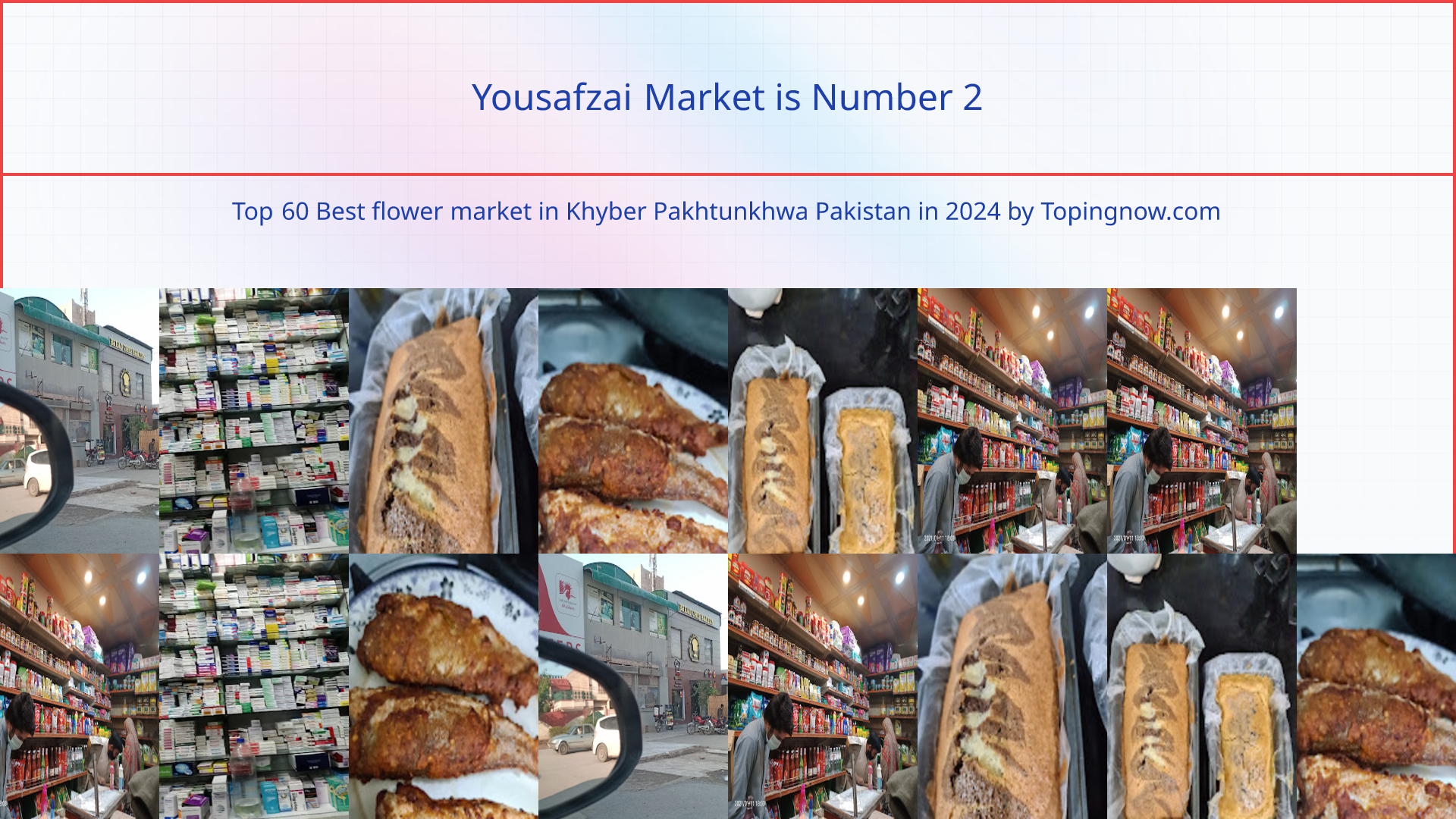 Yousafzai Market: Top 60 Best flower market in Khyber Pakhtunkhwa Pakistan in 2024