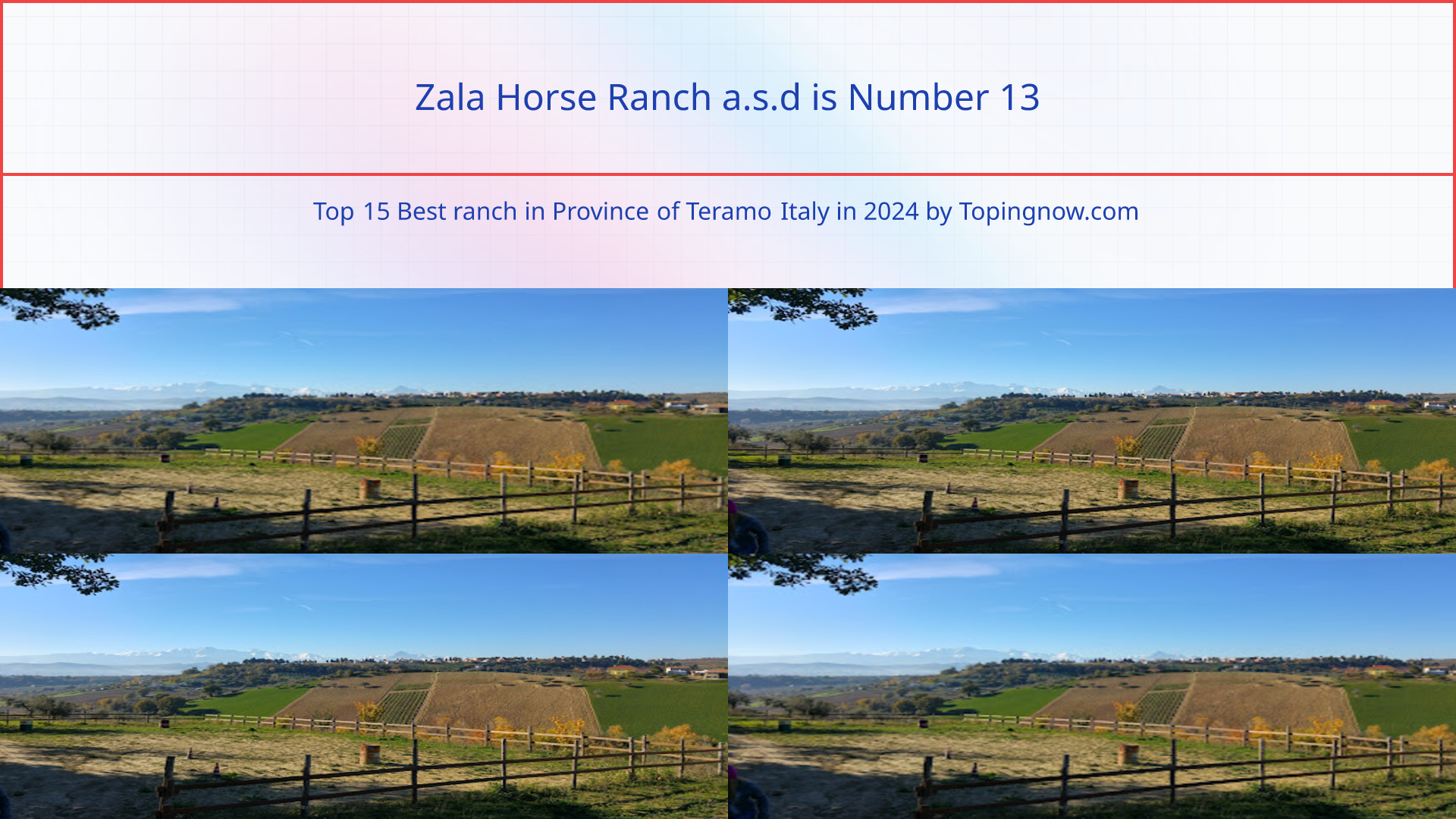 Zala Horse Ranch a.s.d: Top 15 Best ranch in Province of Teramo Italy in 2025