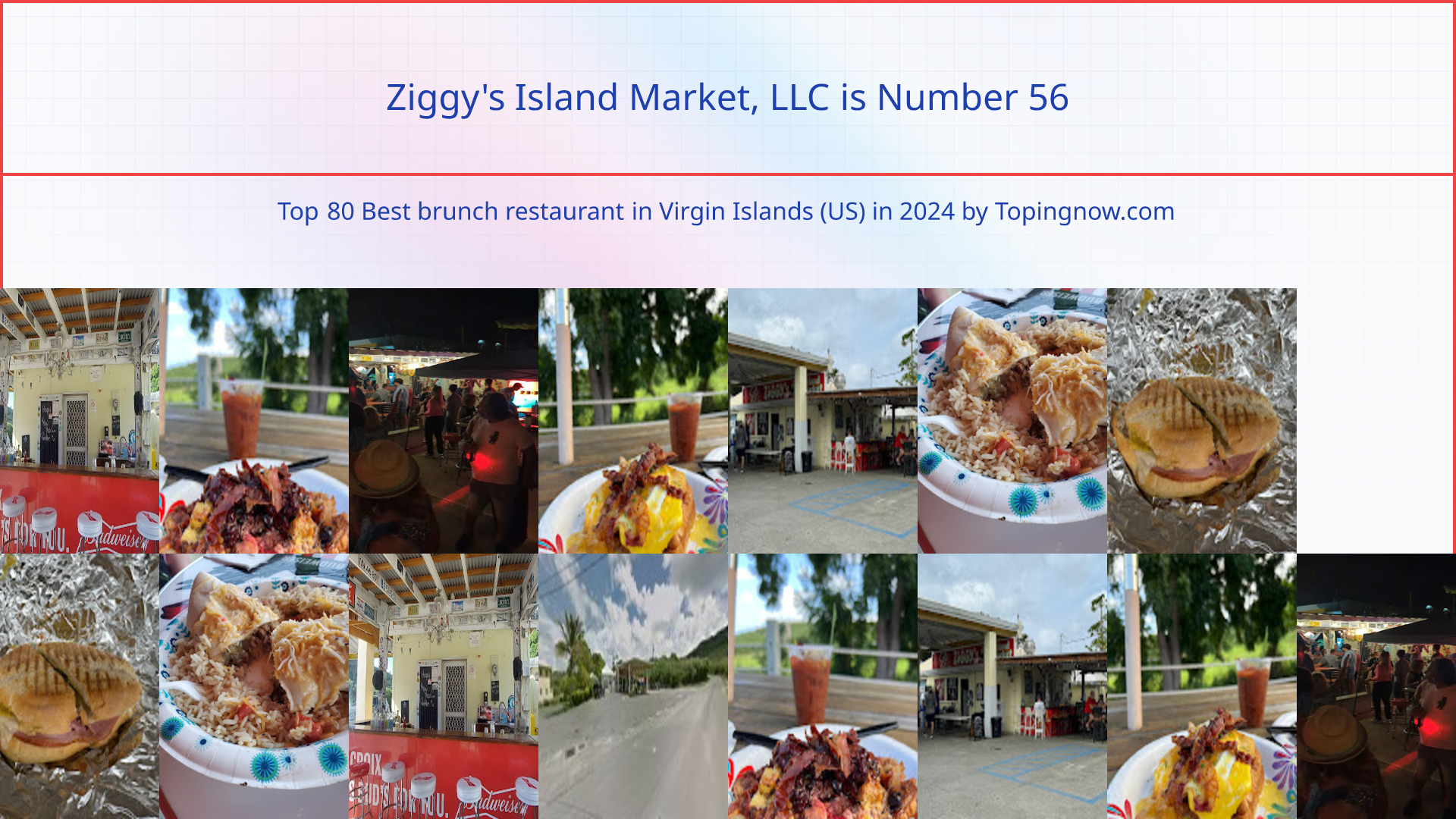 Ziggy's Island Market, LLC: Top 80 Best brunch restaurant in Virgin Islands (US) in 2025